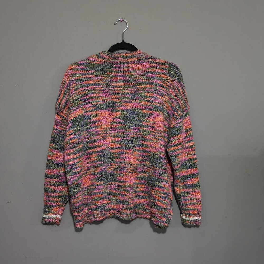 Torrid Multicolored Drop Shoulder Pullover Space Dye Sweater - Picture 5 of 5